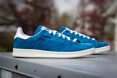 adidas stan smith wit blauw|adidas stan smith blue suede.